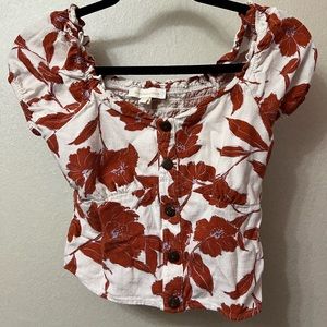 Floral Crop top